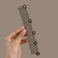 thumbnail image 4 of Tnobhg U-Shape Hair Finishing Fixer Wavy Comb U Pin Hair Clip Metal Wire Hair Comb Mini Bangs Holder Styling Tool Invisible Hairstyle Hair Accessories for Girl & Women, 4 of 8