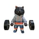 thumbnail image 5 of Estatua de gato con barra de figura de gato, decoración del hogar, figura de gato con barra de decoración de gato, escultura de gato de resina para Gris, 5 of 8