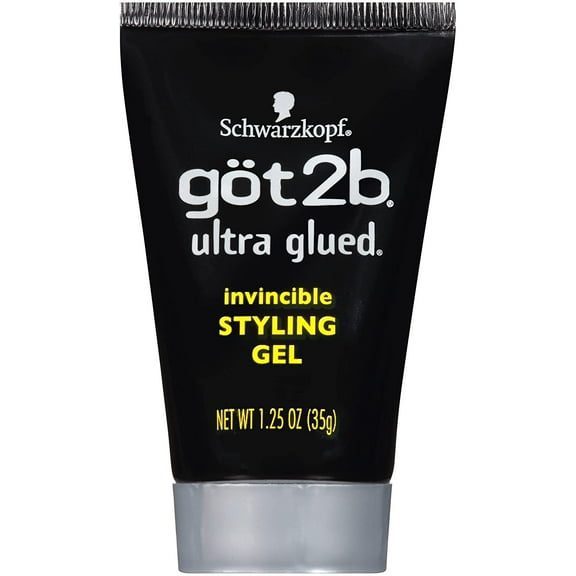 Got2b Ultra Glued Invincible Styling Hair Gel, 1.25 oz