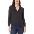 thumbnail image 1 of Jones New York Womens Simplified Utility Shell Blouse, black, XS, 1 of 1