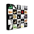 thumbnail image 3 of Stupell Industries Checkered Educational Animal ABC Graphic Art Gallery Wrapped Canvas Print Wall Art, Design by Carla Daly, 3 of 7