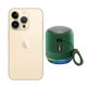 thumbnail image 1 of iPhone 14 Pro Max 128GB Dorado CHIP Reacondicionado más Mini Bocina, 1 of 4