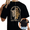 1-Black, variant on Cozymy Women’s Inspirational Floral Skeleton Tee - Front & Back Double-Sided Print Crew Neck Short Sleeve T-Shirt, Ribcage & Daisy Graphic Top