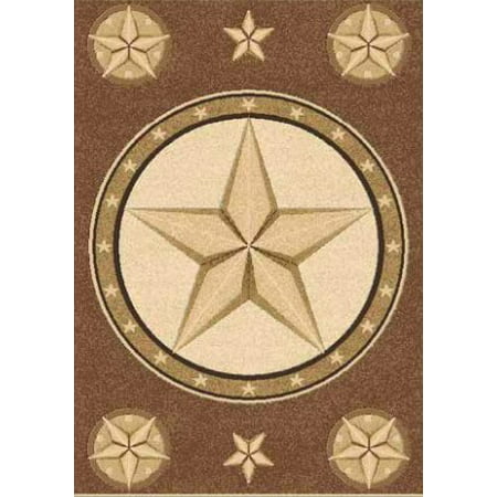 Texas Star Area Rug Lone Brown, How To Get A New Area Rug Lay Flat