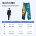 thumbnail image 4 of Naloa Starry Sunflower Dreamscape Pajama Pants Men, PJ Bottoms, Sleep & Lounge Pants-XX-Large, 4 of 6