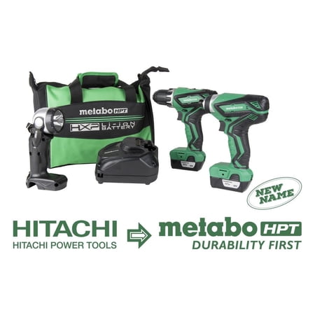 Metabo Hpt-KC10DFL2M 12 Volt Peak Lithium Ion Driver Drill and Impact