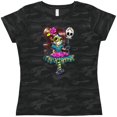 thumbnail image 3 of Inktastic Día de los Muertos girl with decorative skull balloon Women's T-Shirt, 3 of 5