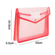 thumbnail image 2 of Bolsa de archivo A4 bolsa de archivo transparente de gran capacidad con tarjeta de visita bolsillo lateral tridimensional MFZFUKR CPB-US-XD244-2, 2 of 5