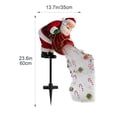 thumbnail image 5 of Clearance! Santa's Magic Pour - Flowing LED Christmas Garden Light, Solar Christmas Yard Stake with Cascading LED Strands, Santa Outdoor Garden Decor, 5 of 7