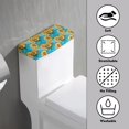thumbnail image 3 of ZIATUBLE Sunflower Toilet Protective Cover Dustproof Toilet Water Tank Cover Universal Toilet Tank Lid Easy to Clean Toilet Tank Lid Covers for Bathroom Home Indoor Decoration, 3 of 5