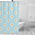 thumbnail image 4 of Sigee Daisies Flowers for Waterproof Fabric Shower Curtain 72" W x 72" H for Bathroom Shower Curtain, 4 of 5