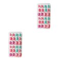 thumbnail image 2 of Guardurnaity 1 Juego de uñas para niños, longitud media, estilo cuadrado, barra de presión, Color sólido, cubierta completa, suministros de Type4 NO4, 2 of 6
