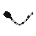 thumbnail image 5 of Nicky Bigs Novelties Adult Black White Dairy Cow Ears Horn Headband Tail Nose Collar Cowbell Animal Costume Accessory Set, 5 of 8