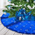 thumbnail image 2 of Falda de felpa azul Atiming de 90 cm con lentejuelas, 2 of 7