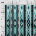 thumbnail image 1 of oneOone Cotton Flex Fabric Stripe & Geometric Ikat Printed Craft Fabric BTY 40 Inch Wide, 1 of 4