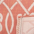thumbnail image 5 of SAFAVIEH Courtyard Finian Distressed Geometric Indoor/Outdoor Area Rug Terracotta/Light Beige, 5'3" x 7'7", 5 of 9