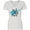 AA-White, variant on Inktastic Rock and Roll Lives with Blue Guitar Women's V-Neck T-Shirt