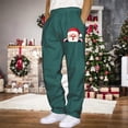 thumbnail image 2 of Men's Casual Hop Track Pants Solid Color Workout Joggers With Pocket and Design for Comfortable Stylish Wear, 2 of 4