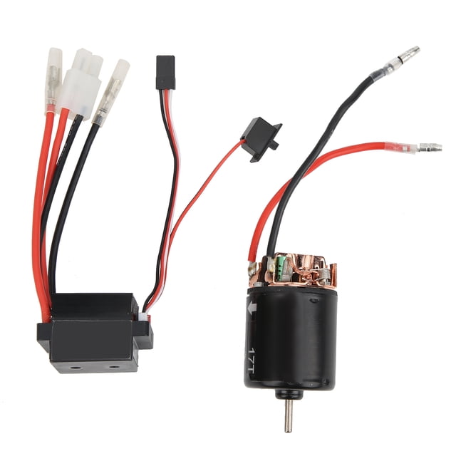 Universal 17T 540 Motor cepillado 320A ESC cepillado conjunto de accesorios aptos para coche 1/10 RC