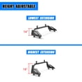 thumbnail image 5 of Modular Adjustable Full-size Pickup Roll bar Overland Bed Rack For Chevrolet S-10/GMC Sonoma/Chevy Colorado/GMC Canyon/Ford Ranger/Jeep/Toyota Tacoma Tundra/Nissan Frontier Titan, 5 of 12