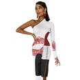 thumbnail image 5 of Lipstick - v1 Half Dleeve Split Dress summer dresses elegant chic wedding evening dresses, 5 of 6