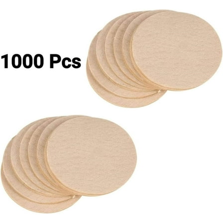 LQQBOX 1000 PCS Unbleached Coffee Filters compatible with Coffee Maker Replacement Round Coffee Filters Disposable Paper Filters, 2.68 Inch