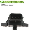 thumbnail image 4 of Sensor de Presión Absoluta del Colector MAP para SUZUKI Swift 2004-2010 No.1859079F00/0798005050 1 Pc, 4 of 6