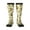 2 Black-1, variant on Monkeys and Pinealpples print thigh-high socks, crafted for both men and women with a stretchy, high-opaque design perfect for daily wear