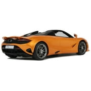2024 McLaren 750S Spider Orange Metallic 1/18 Model Car by GT Spirit