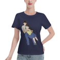thumbnail image 1 of Women's Basic Short Sleeve T-Shirt Conan and Xiaolan, 1 of 6