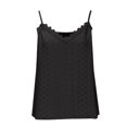 thumbnail image 5 of HAiming Women's Lace V Neck Camisole Summer Casual Trendy Hollow out Solid Color Sleeveless Spaghetti Strap Tank Tops, 5 of 7