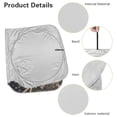 thumbnail image 5 of Yuyamidu Deer Car Windshield Sunshade American Flag Auto Window Shades Car Accessories Camo Hunting Windshield Visor Sun Shade for SUV Van Keep Your Vehicle Cool, 5 of 7