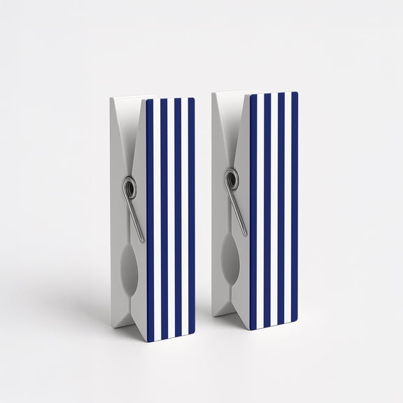 Mainstays Beach & Pool Towel Clips, Blue Stripe