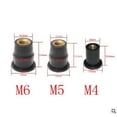 thumbnail image 4 of 10pcs Screw Nuts Rubber Motorcycle Rubber Motorcycle Windscreen Windscreen Nuts Shock-proof Motorbike Well Fasteners, M4, 4 of 6