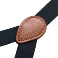 thumbnail image 3 of Buyless Fashion Bretelles d'Extrémité en Cuir, Lot de 2, pour Hommes - Sangles Élastiques Réglables de 48 Pouces, 1 Pouces - Forme en Y, 3 of 7