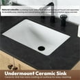 thumbnail image 6 of Hervas 72" Wood Double Bath Vanity & Mirror in Black Natural Celestite Marble, 6 of 19