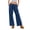 Blue, variant on Forever 21 Women’s Wide Leg Lightweight Denim Pants with Adjustable Drawstring Waist, Side Pockets and Relaxed Casual Fit for Everyday Wear, XS-XL
