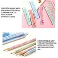 thumbnail image 7 of Matoen 5 Pieces Stationary Set for Primary School Students Pupil, 2 Pencils, Sharpener, Eraser, Metric Ruler, Back to School Gift, 7 of 7