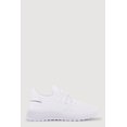 thumbnail image 2 of Women's Solid Textured Knit Lace Up Low Top Sneakers, 2 of 3