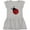 AC-Heather Grey, variant on Inktastic Ladybug Girls Toddler Dress