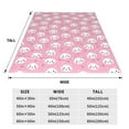thumbnail image 3 of KLL Cute Cat Pattern Fleece Throw Blanket,Fleece Throw Blankets for Couch & Bed All Season Use-80"x60", 3 of 7