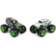 thumbnail image 2 of Monster Jam, Official Grave Digger Vs. Avenger Die-Cast Monster Trucks, 1:64 Scale, Kids Toys for Boys Ages 3 and up, 2 of 8