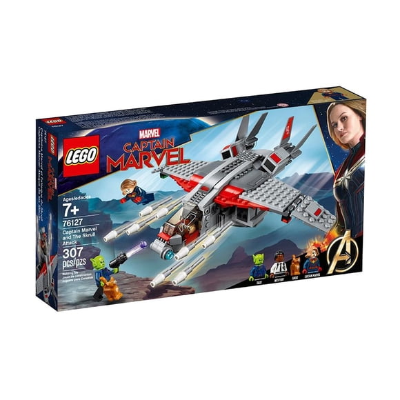 Set LEGO Marvel Capitana Marvel: Ataque De Skrulls 76127