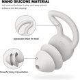 thumbnail image 2 of New professional noise-canceling soundproof earplugs for dormitory white, 2 of 4