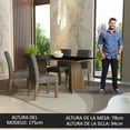 thumbnail image 3 of Juego de Comedor con Mesa y 4 Sillas Madesa Ruby MG, 3 of 5