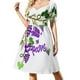 thumbnail image 2 of Lo escuché por la vid Vestido de manga corta vestido elegante ropa mujer verano Vestido, 2 of 7