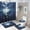 Fantasy Orca Whale, variant on 4Pcs Fantasy Orca Whale Shower Curtain Sets, Funny Ocean Animal Sky Cloud Shower Curtain Sets with Toilet Lid Cover, U-Shaped Mat and Non-Slip Rugs, Bathroom Decor Set, 72" x 72"