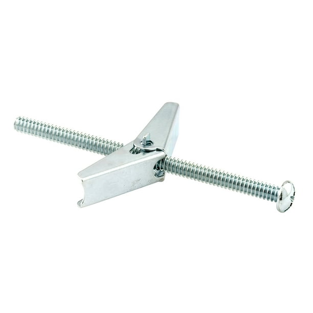 Toggle Bolts, 1/8 in. x 2Inch, Steel, Zinc Plated, pack of 50