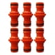 thumbnail image 1 of Accesorios Manguera Carpintería La Tubería 6 Piezas para El Riego Jardín () Naranja, 1 of 8