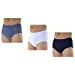 thumbnail image 3 of 3-Pack Men's Assorted White, Navy, Gray Super Absorbency Washable Reusable Incontinence Briefs Small (Waist 30-32"), 3 of 12